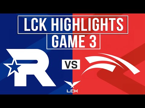 KT vs HLE Highlights Game 3 | LCK 2025 | KT Rolster vs Hanwha Life Esports