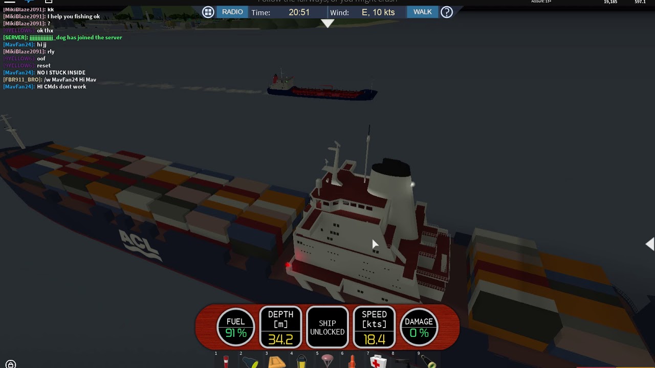 Roblox Dynamic Ship Simulator 3 Fire Boat