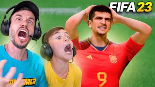 AAAAH! PASSEI MUITO NERVOSO NO FIFA CONTRA A ESPANHA 😡 Brancoala Games