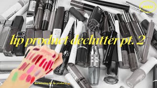 Declutter With Me: HUGE Bright & Bold Lip Product Declutter Part 2! | Making It Up