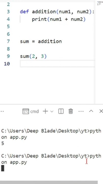 Change inbuilt function names in Python #shorts - YouTube