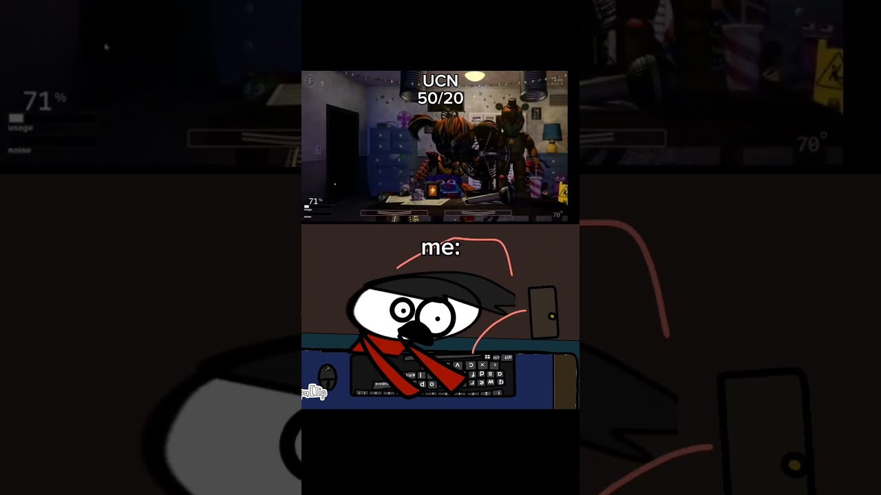 me when i do 50/20 mode in ultimate custom night.