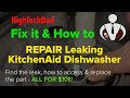 How to Repair a Leaky KitchenAid Dishwasher - Save $100s w/ this $10 fix (KDTM354DSS4 / KDTM354DSS5)