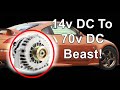 Increase car alternator voltage 12v 13v 14v to 70v