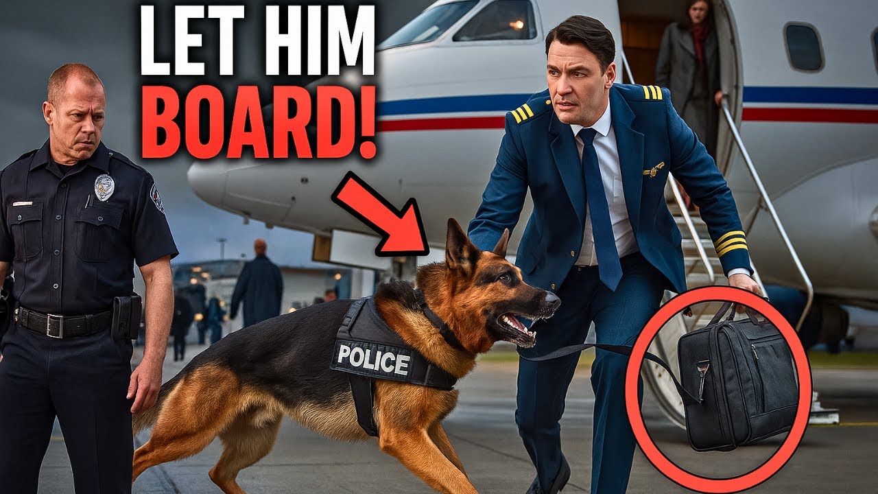 K9 German Shepherd Refused to Let the Pilot Board the Plane—What They ...