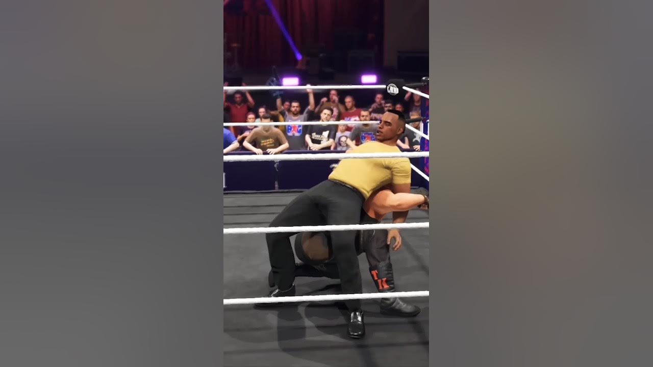 WWE 2K23 MyRise SHORTS 130 Vanny Pins Brute Force through Leverage Pin