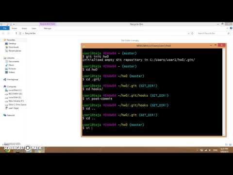 Post-commit hook in