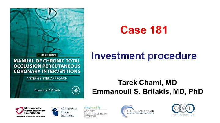 Case 181: Manual of CTO PCI - Investment procedure