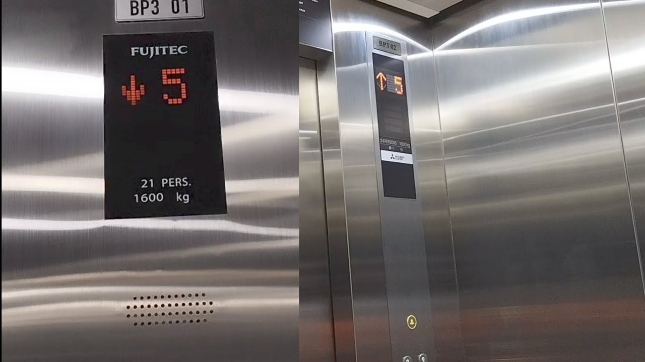 Mitsubishi Nexiez MR And Fujitec Zexia Elevators - Grand Indonesia (Rama) Central Jakarta.