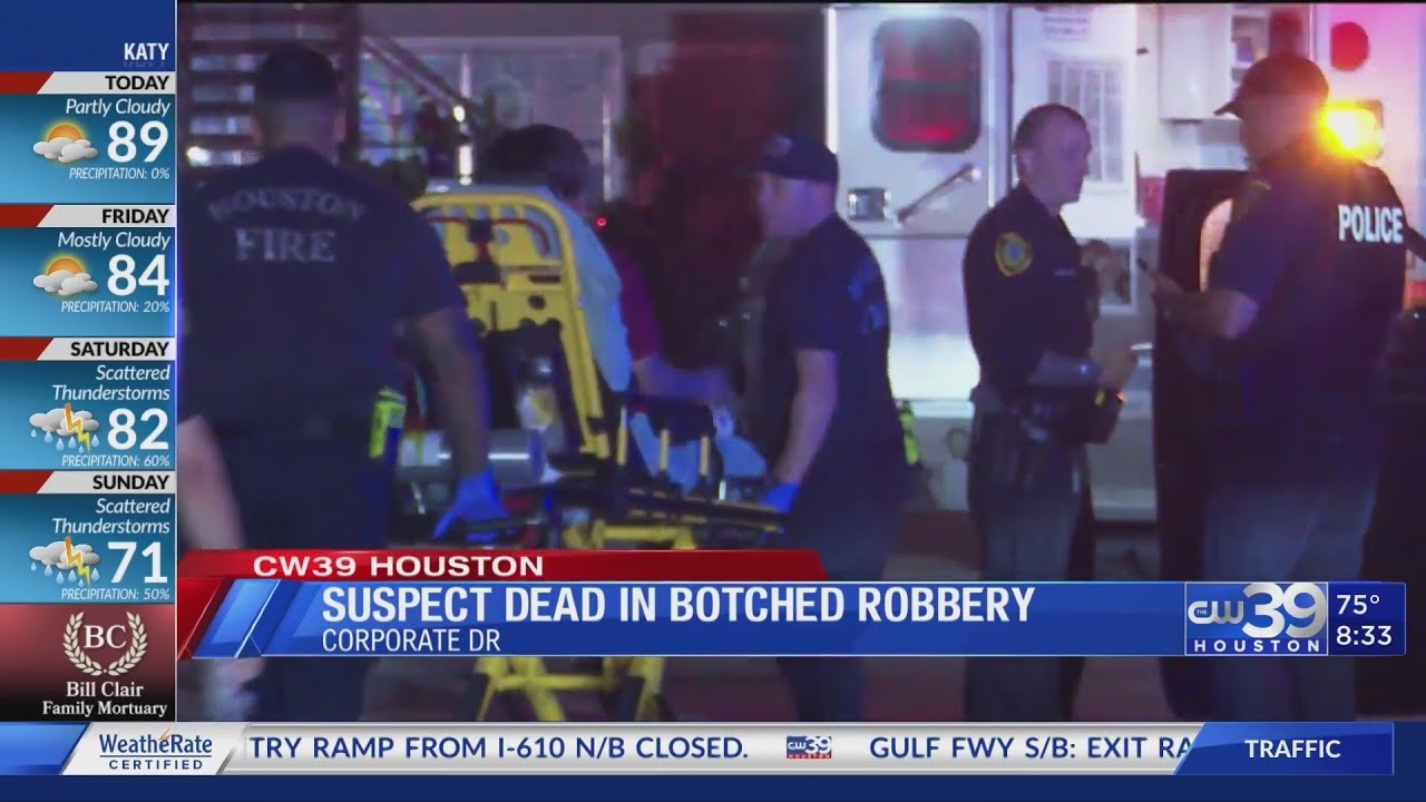 Suspect dead in botched robbery in Westchase - YouTube