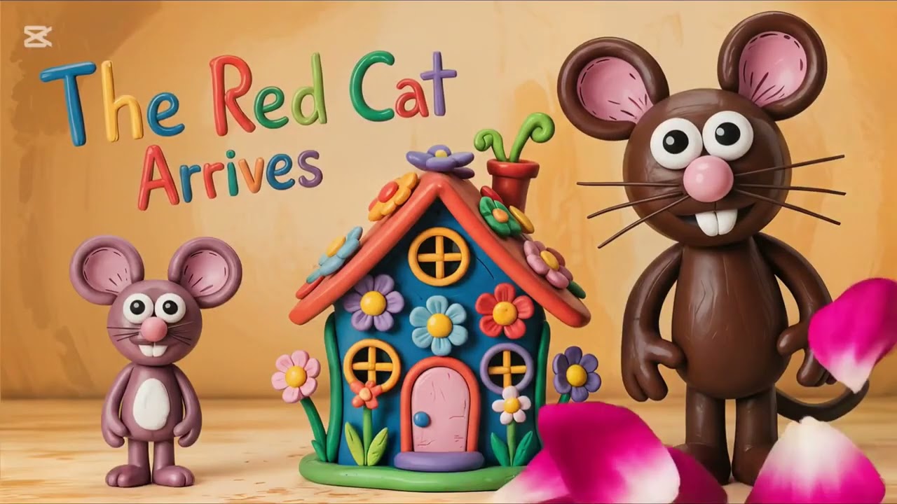 The Tale of Three Clever Mice and the Sneaky Red Cat @BeeHappyKidsTales