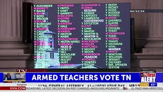 Tennessee lawmakers pass bill allowing teachers, school staff to be armed