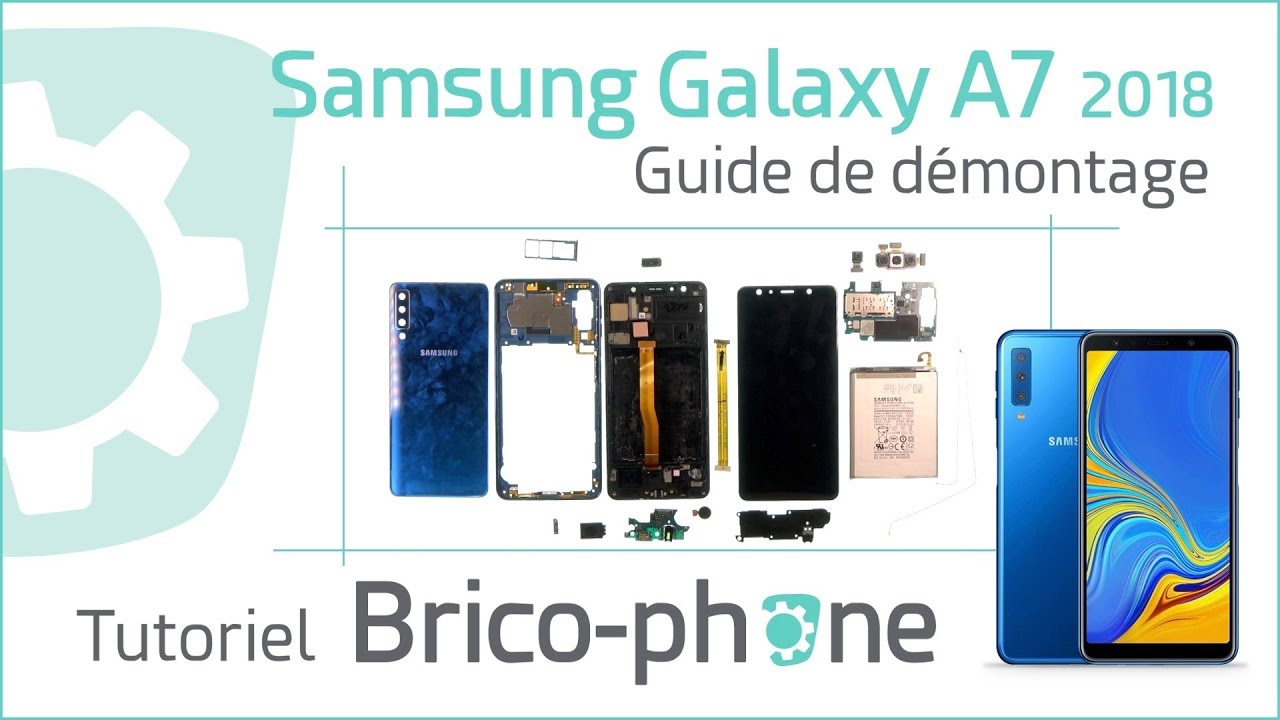 Samsung Galaxy A7 2018 : Guide de démontage - YouTube