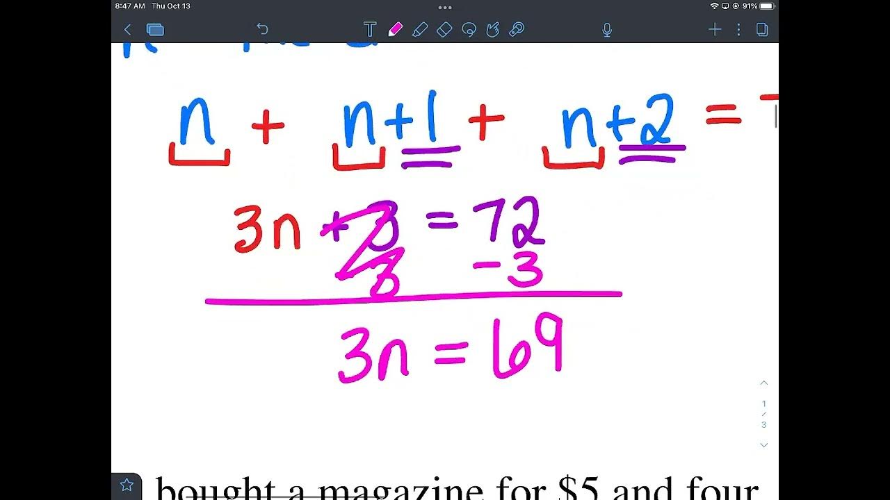 2-Step Story Problems Wkst - YouTube