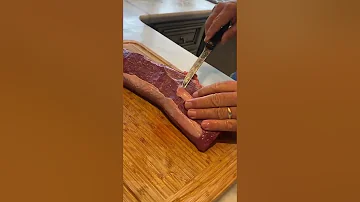 Cutco Boning Knife Trimming Beef Tenderloin Review by Glen