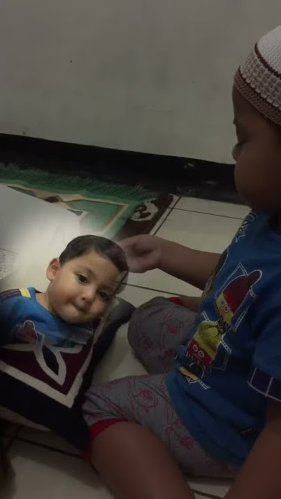 Abi belajar ngaji sama papi