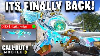 They FINALLY Brought Back The Mythic CX9! | Cod Mobile