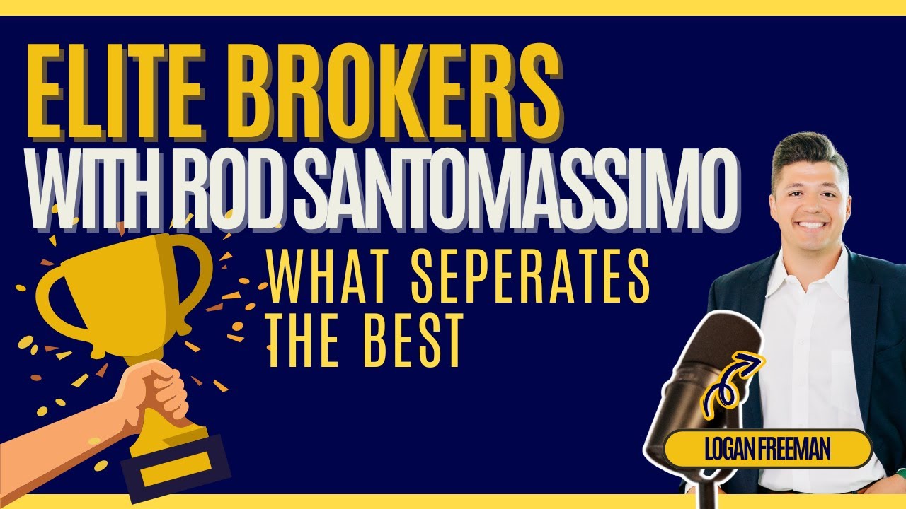 How to Become an Elite CRE Broker Rod Santomassimo - Market Cycles, Strategy & Dominating Any Market