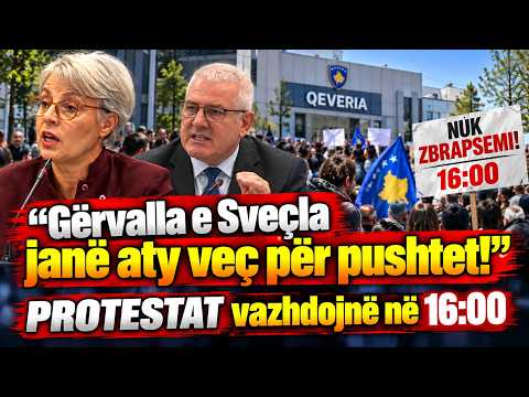 “Gërvalla e Sveçla janë aty veç për pushtet”/ “Nuk zbrapsemi” PROTESTAT vazhdojnë në 16:00 – Ora 7