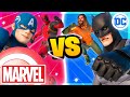 The MARVEL vs DC Boss Battle in Fortnite