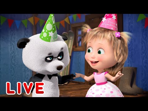 Video: Playboard house coloring Masha and the Bear for kids Masha and the Bear 34881958