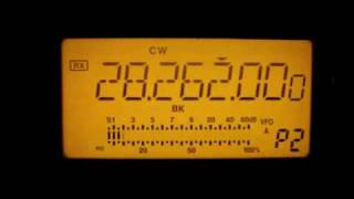 10 Meter Beacon from 9W2DAL