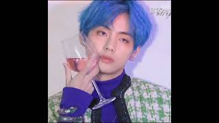 Blue Hair Tae Kim Taehyung Bts Edit