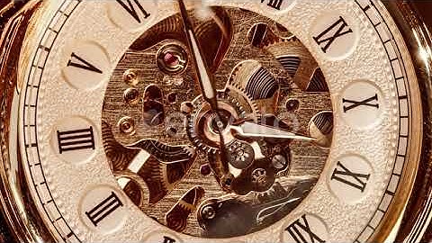 Spiral Clock Track of Time | Stock Footage - Envato elements