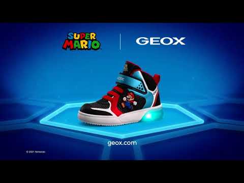 Baskets Super Mario GEOX : des Chaussures lumineuses à LED respirantes &  confortables pour Garçons - YouTube