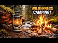 Warm Forest Fire ASMR 🔥 Cozy Campfire and River Sounds for Sleep