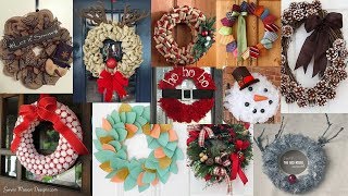 ✓ 50 IDEAS ORIGINALES DE CORONAS NAVIDEÑAS O  GUIRNALDAS PARA DECORAR