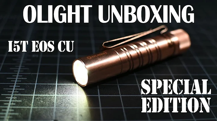 Olight i5T Copper (Special Edition) Unboxing