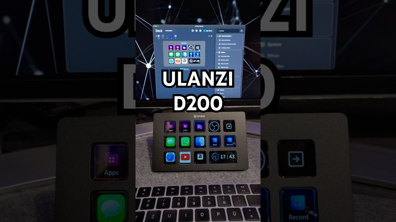 Ulanzi Stream Controller D200: Einrichtung & Mein Setup!