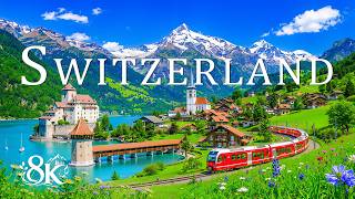 Switzerland 8K UHD – Majestic Alps, Crystal Lakes & Peaceful Mountain Villages