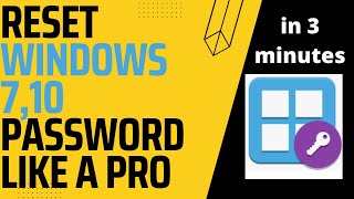 Reset clear windows login password in less then 3 minutes