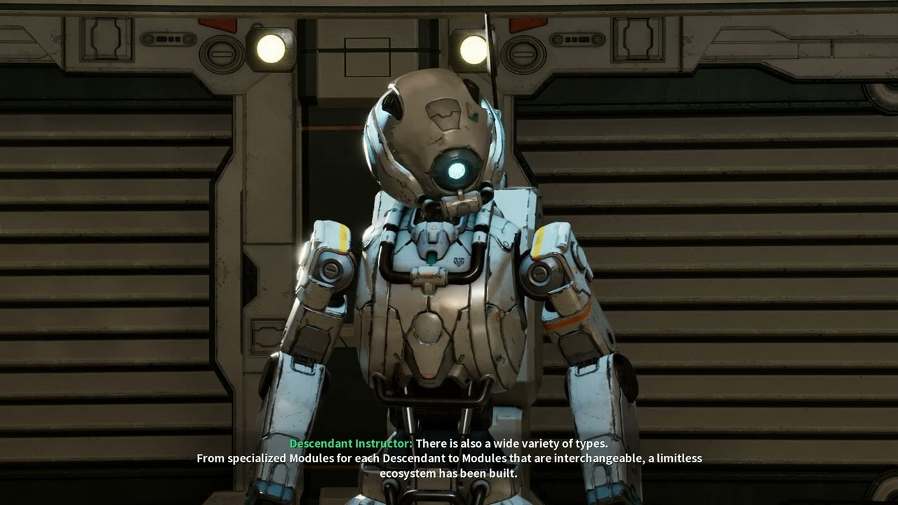 The First Descendant - Descendant Instructor (Text too quick to read)