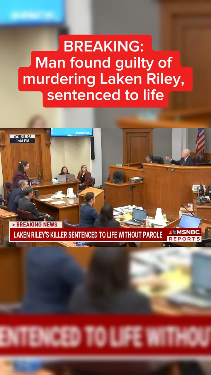 Man found guilty of murdering Laken Riley sentenced to life