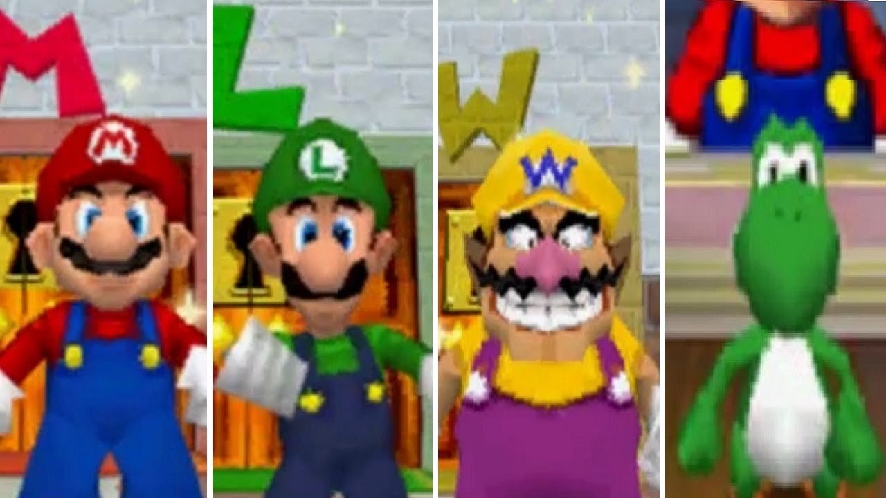 super mario 64 character mods