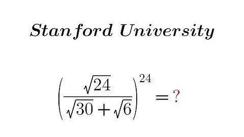 Can You Pass Stanford University Admission Simplification Interview ?#maths #power #math #exponents
