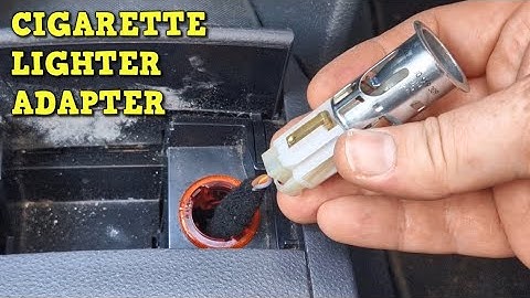 Cigarette Lighter Socket - Removal and Refitting