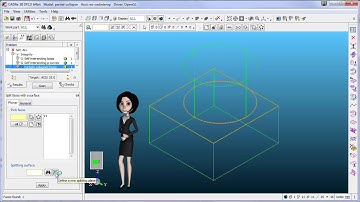 CADfix Repair :  Fixing a face with intersecting loop