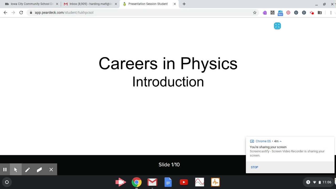 CIP Pear Deck Student Side YouTube