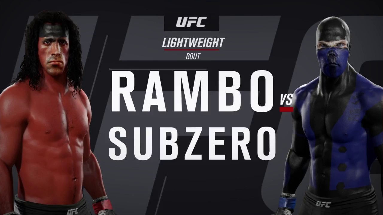 Ufc Rambo Rambo vs. Sub-Zero (EA Sports UFC 2) - Crazy UFC 👊🤪 - YouTube