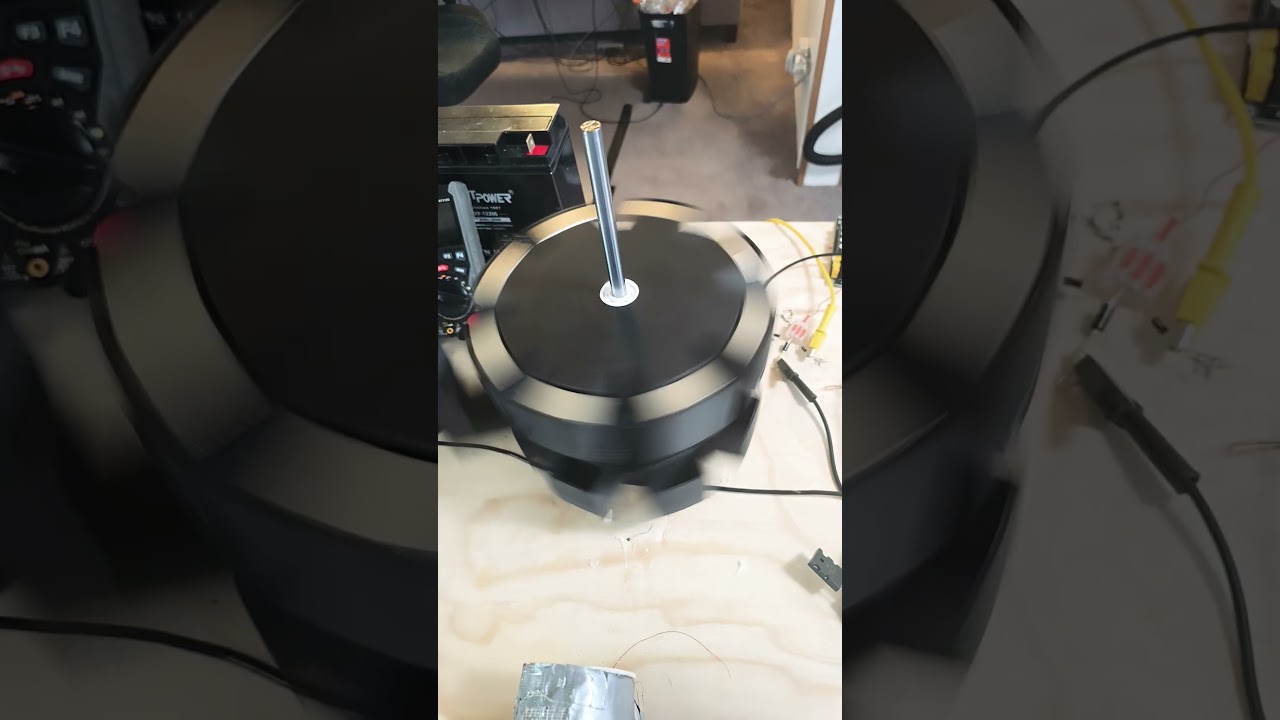 15 more coil holders to go. Counter rotator.