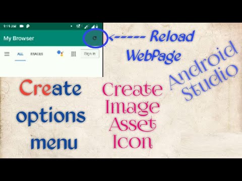 How to Create options menu in android | 3 dots menu