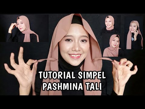 Tutorial Pashmina Tali Simpel Dan Mudah