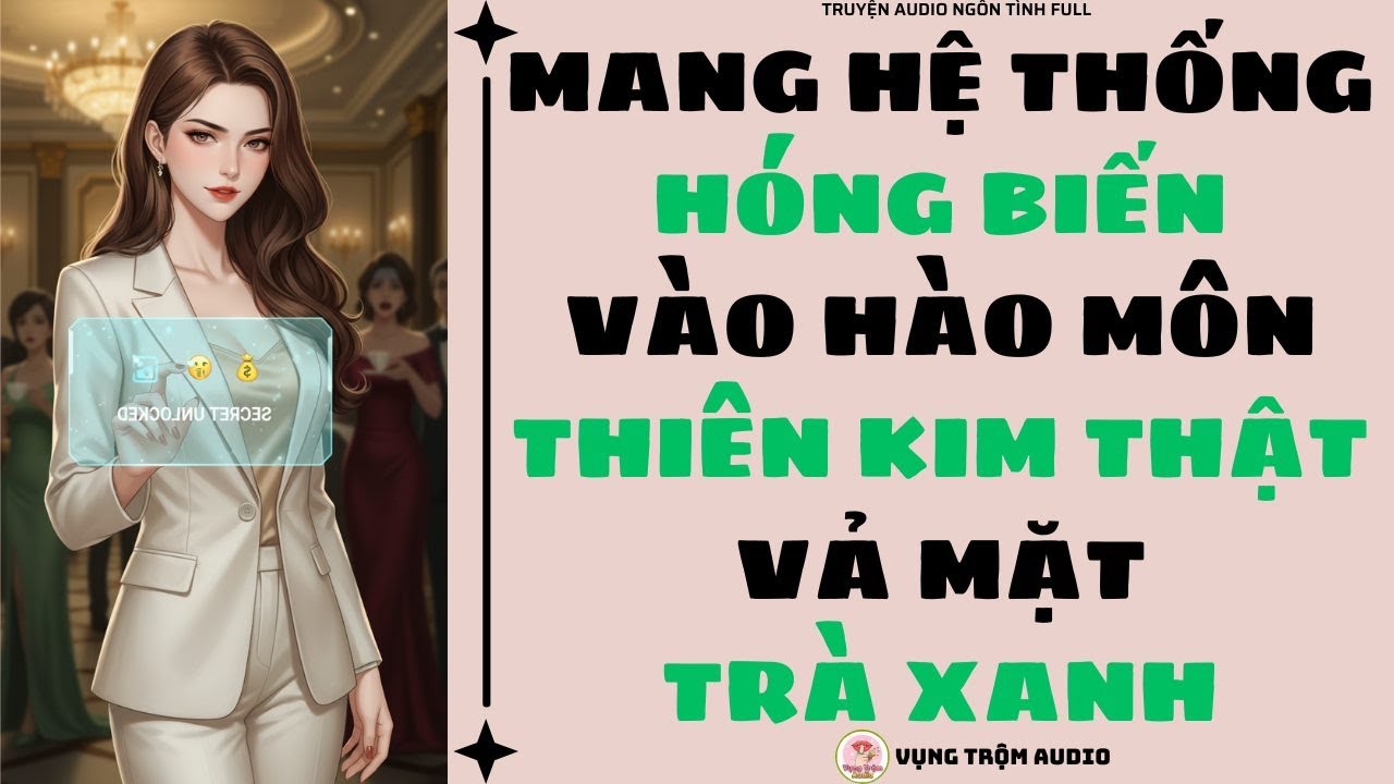 [Truyện Audio Full] MANG HỆ THỐNG HÓNG BIẾN VÀO HÀO MÔN, THIÊN KIM THẬT VẢ MẶT TRÀ XANH | Vụng Trộm