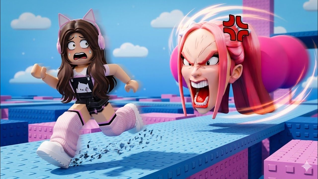 OBBY, MAS AS GUERREIRAS DO K-POP QUEREM ME PEGAR! (Roblox Torre de Troll Scary Kpop Demon Hunters)
