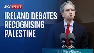 Ireland debates decision to recognise the State of Palestine