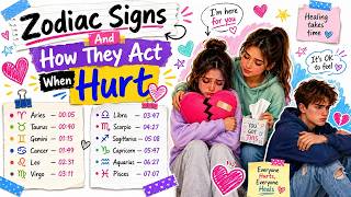 Zodiac Signs And How They Act When Hurt